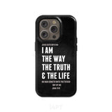 Jesus phone cases: I am the way truth and life John 14:6 Bible verse case iPhone 14 Pro / Tough