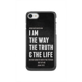 Jesus phone cases: I am the way truth and life John 14:6 Bible verse case iPhone SE 2020 / Tough