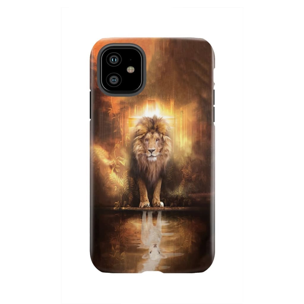 Jesus the lion lamb phone case and iPhone 11 / Tough