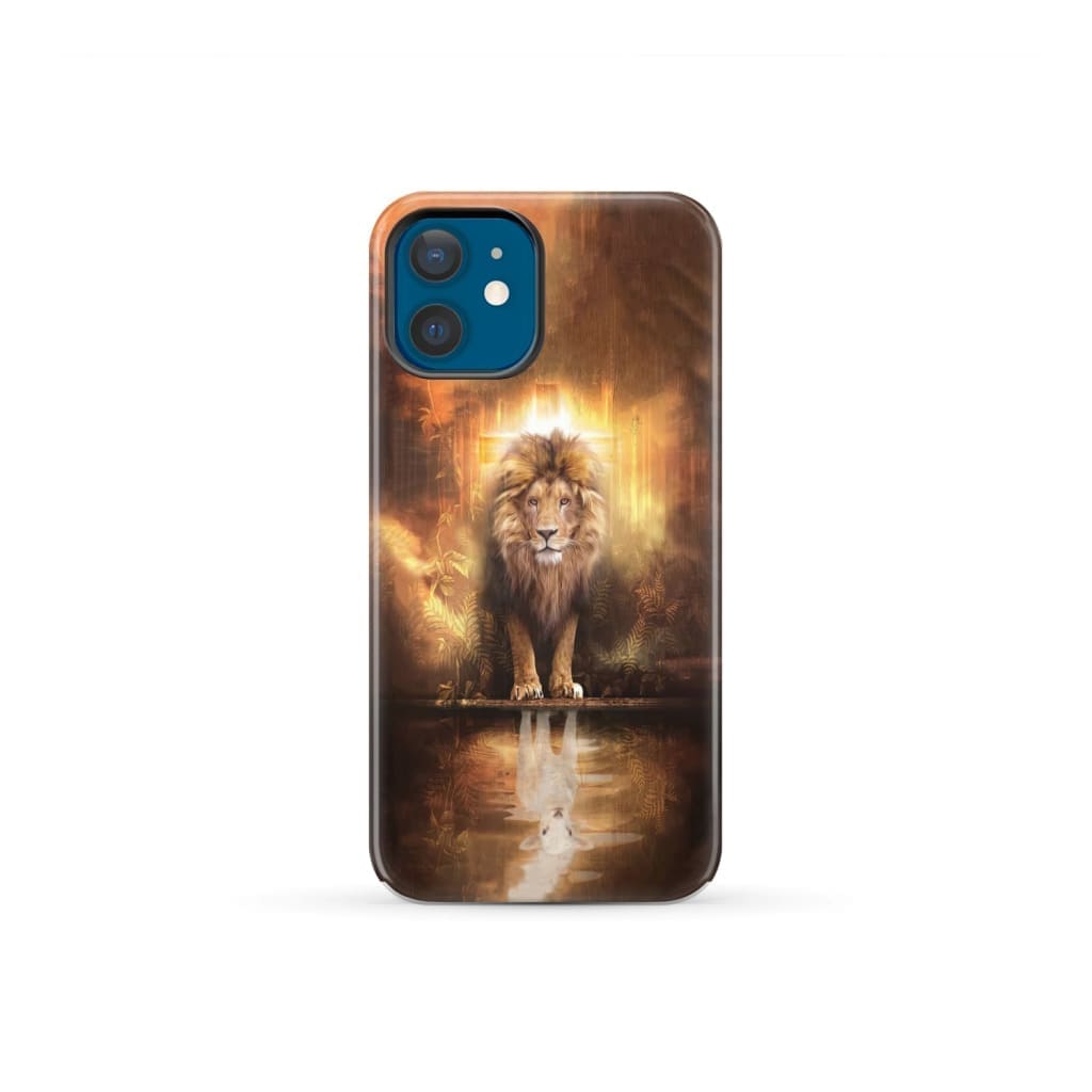 Jesus the lion lamb phone case and iPhone 12 Mini / Tough