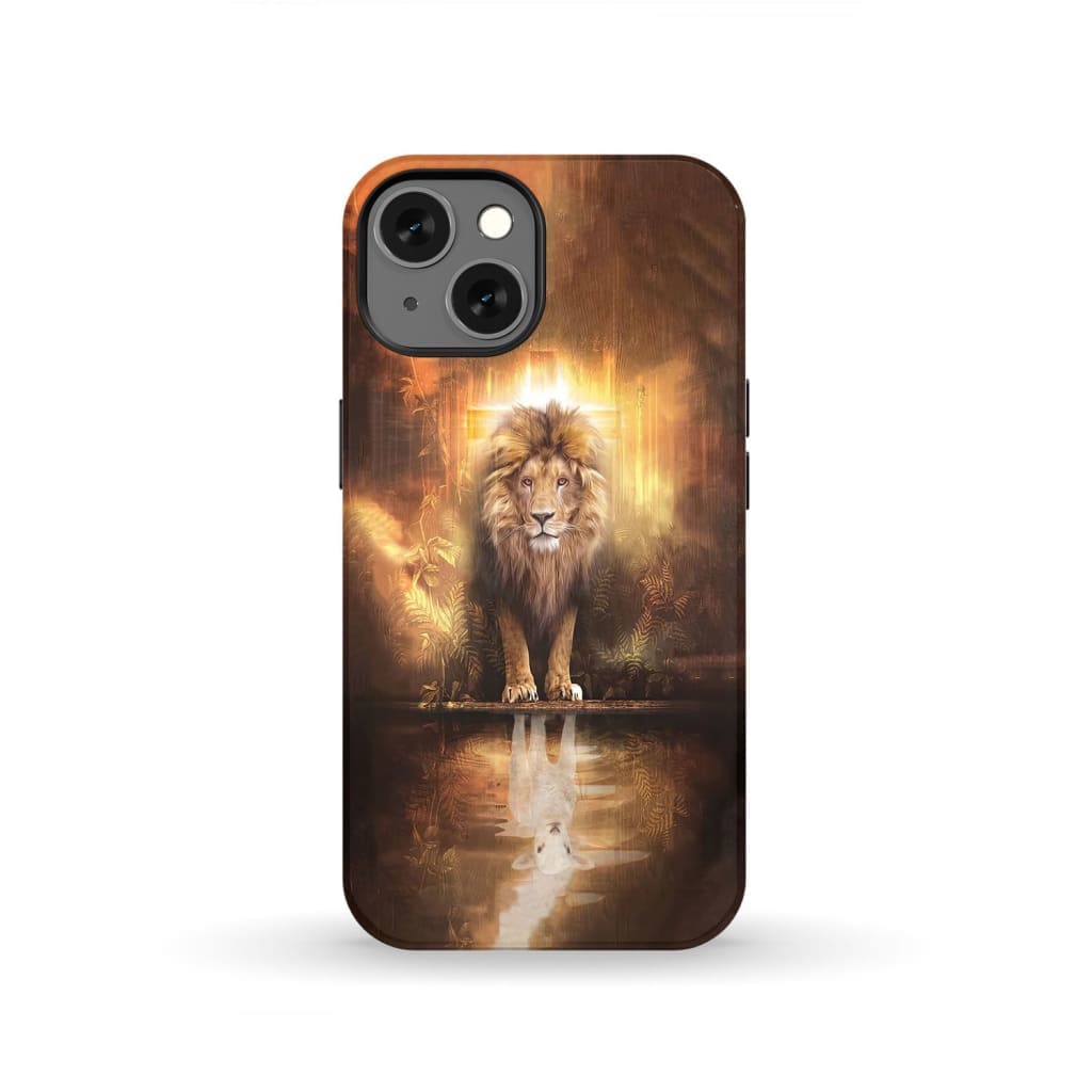 Jesus the lion lamb phone case and iPhone 13 / Tough