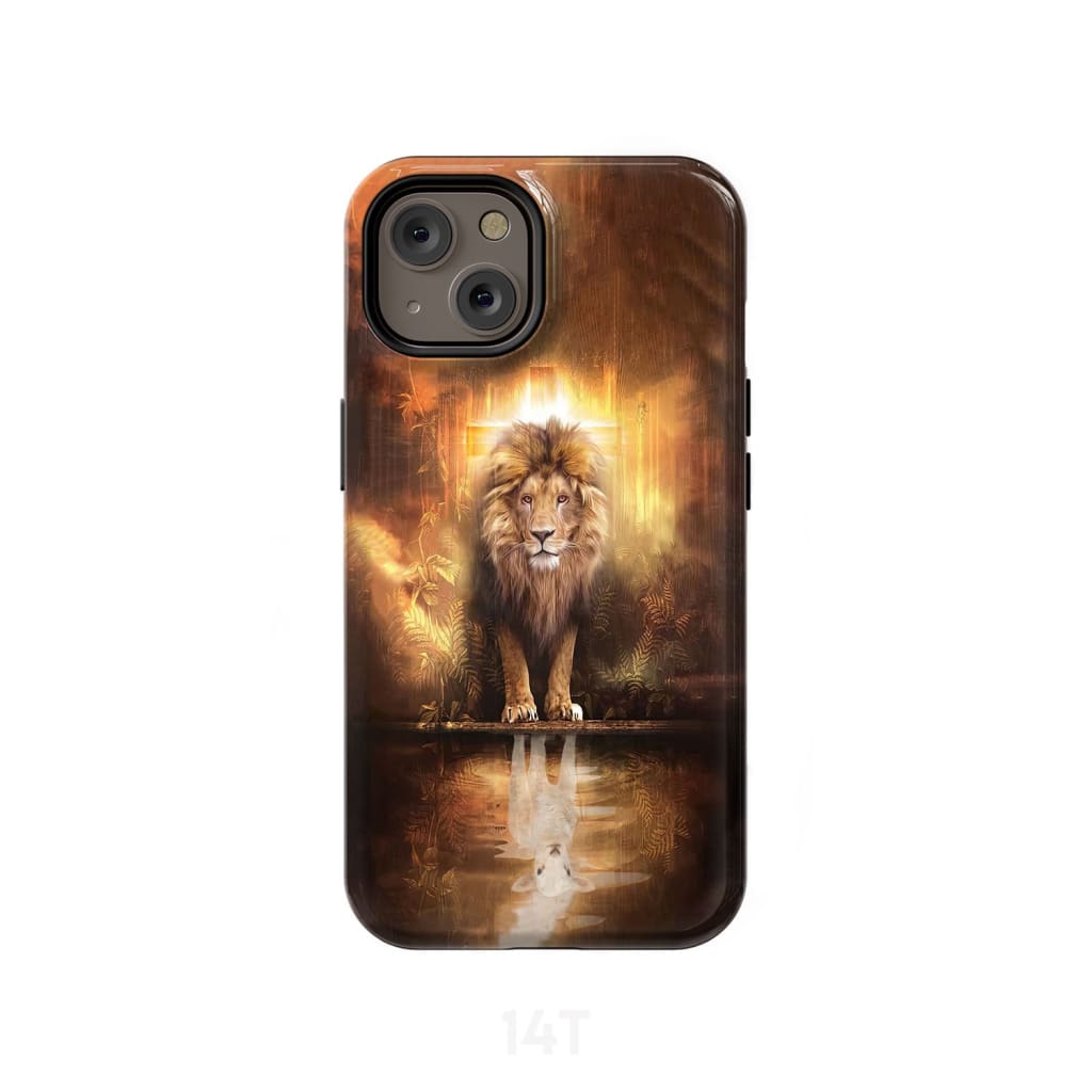 Jesus the lion lamb phone case and iPhone 14 / Tough