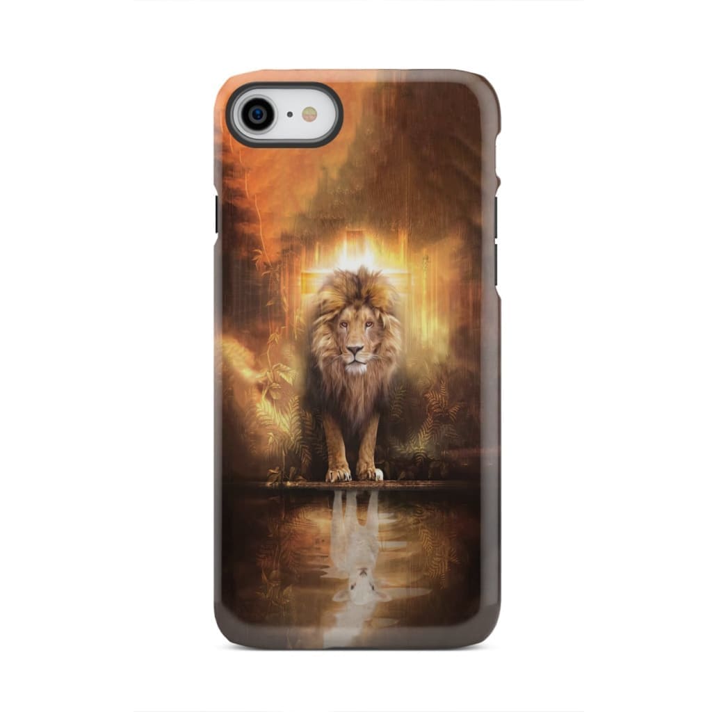Jesus the lion lamb phone case and iPhone 7 / Tough