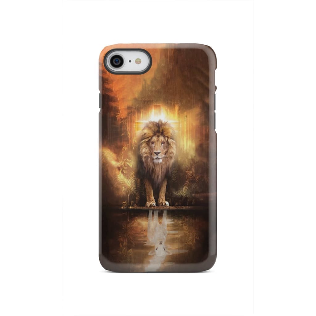 Jesus the lion lamb phone case and iPhone SE 2020 / Tough