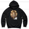 Jesus the Lion of Judah hoodie - Christian hoodies Black / S