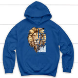 Jesus the Lion of Judah hoodie - Christian hoodies Royal Blue / S