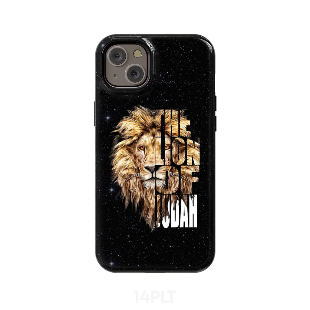 Jesus the Lion of Judah phone case - Christian cases iPhone 14 Plus / Tough