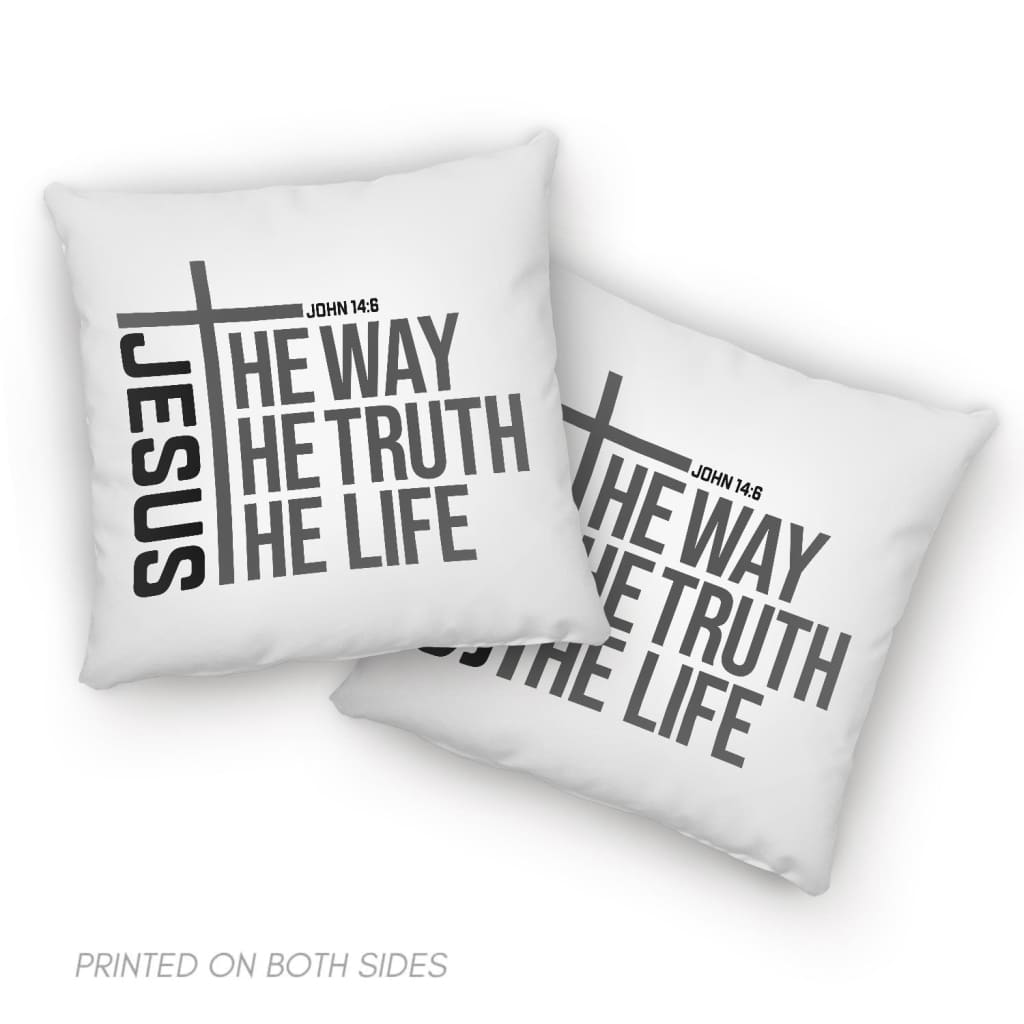 Jesus the way the truth the life pillow