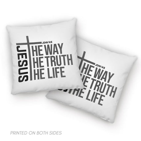 Jesus the way the truth the life pillow