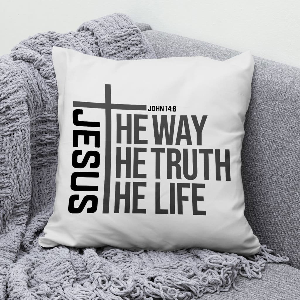 Jesus the way the truth the life pillow