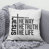 Jesus the way the truth the life pillow