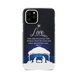John 3:16 For God so loved the world Christmas phone case iPhone 11 Pro / Tough