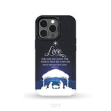 John 3:16 For God so loved the world Christmas phone case iPhone 13 Pro / Tough