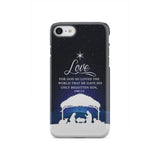 John 3:16 For God so loved the world Christmas phone case iPhone SE 2020 / Tough