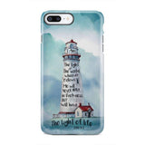 Lighthouse I Am the Light of World John 8:12 Bible Verse Phone Case iPhone 7 Plus / Tough