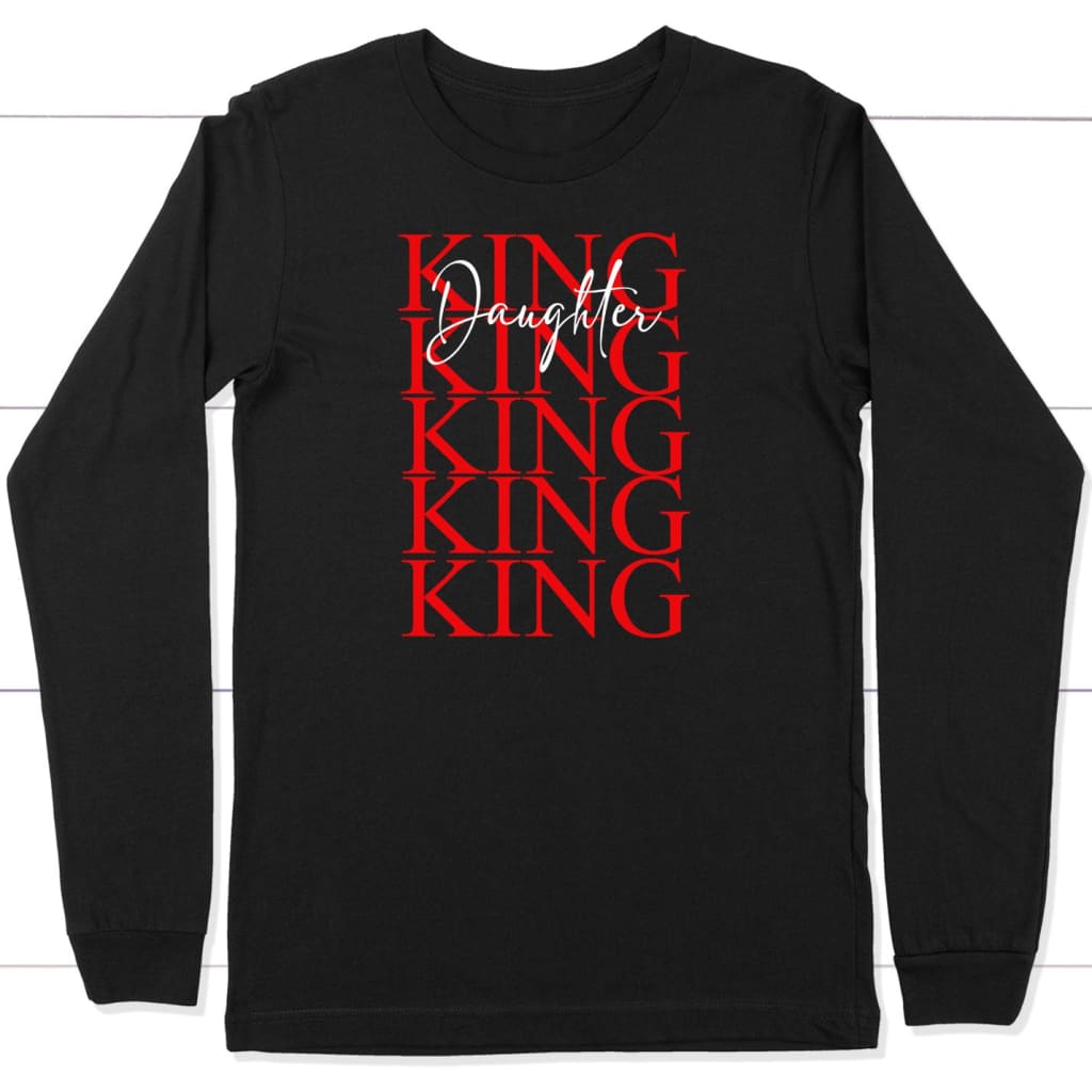 Long Sleeve Shirt Daughter of the King Black / S