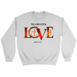 No greater love John 15:13 Christian sweatshirt White / S