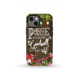 Peace on earth goodwill to all Christmas phone case iPhone 13 Mini / Tough