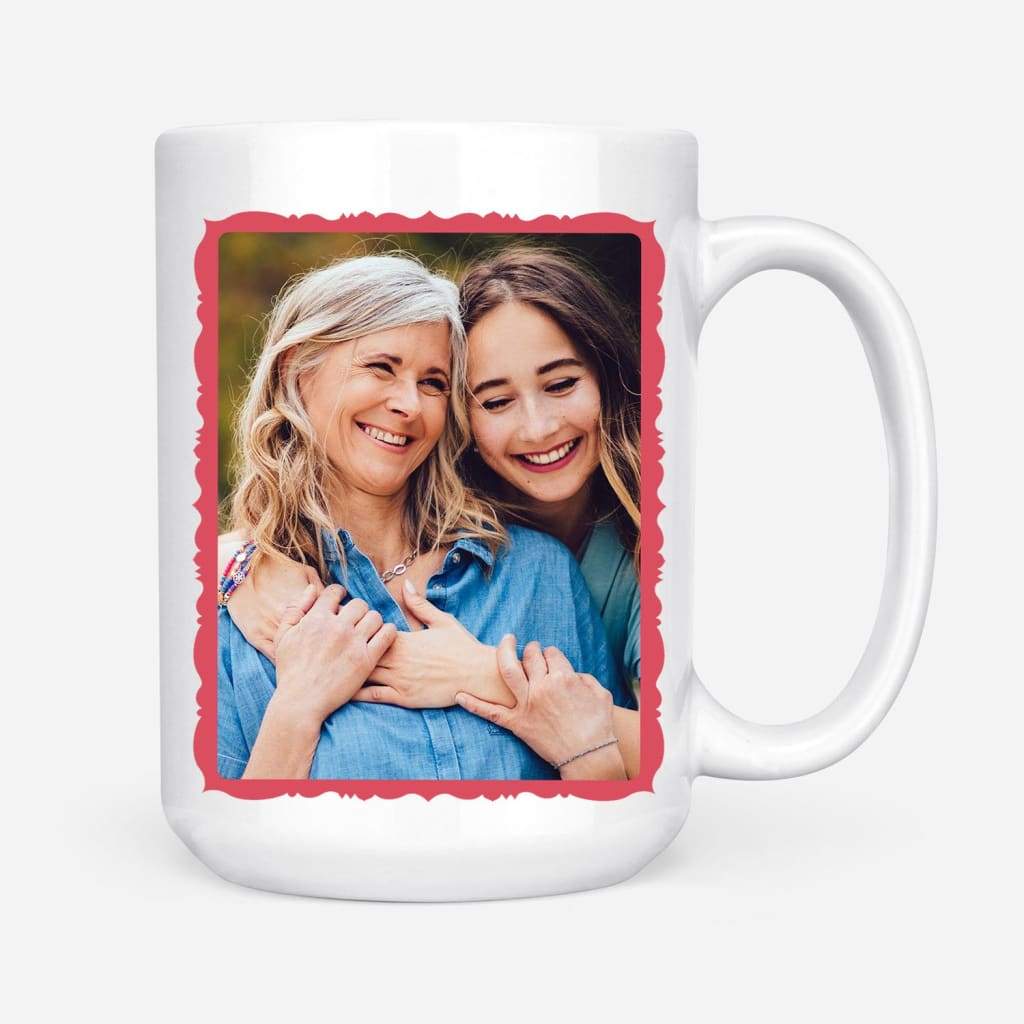 Personalized photo coffee mug