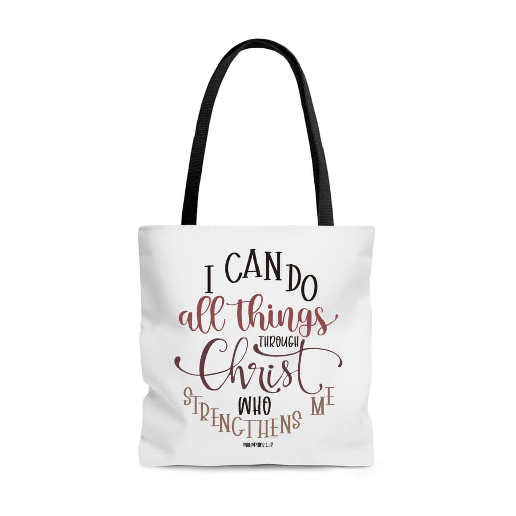 I can do all things through christ Verse tote bag I can do all things through christ Verse tote bag