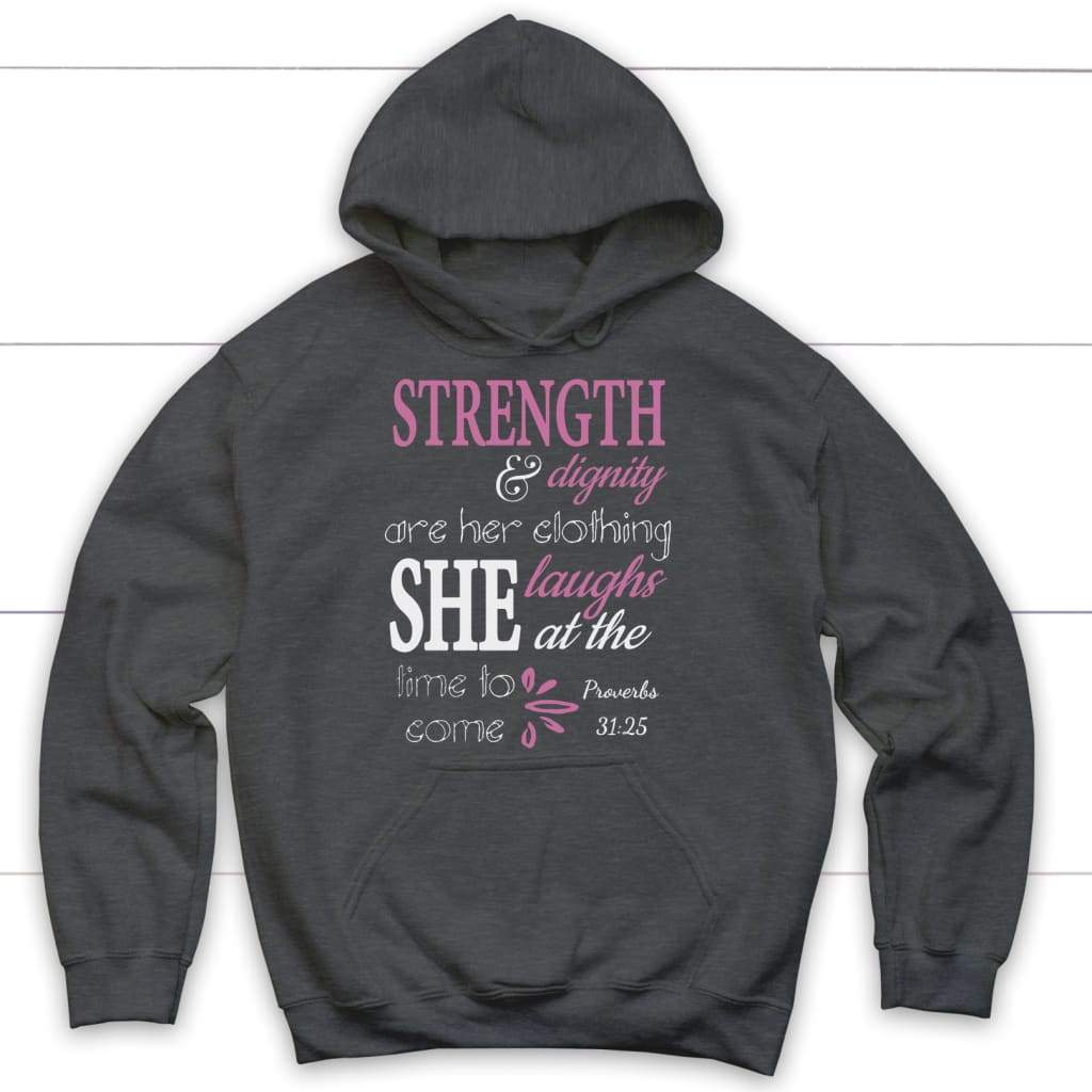 Proverbs 31 - Uplifting Christian Sweatshirt, Cute Women Sweatshirt, Faith Based, Uplifting Gifts for Women, Gift for Mom, Unisex Sweatshirt Black / L