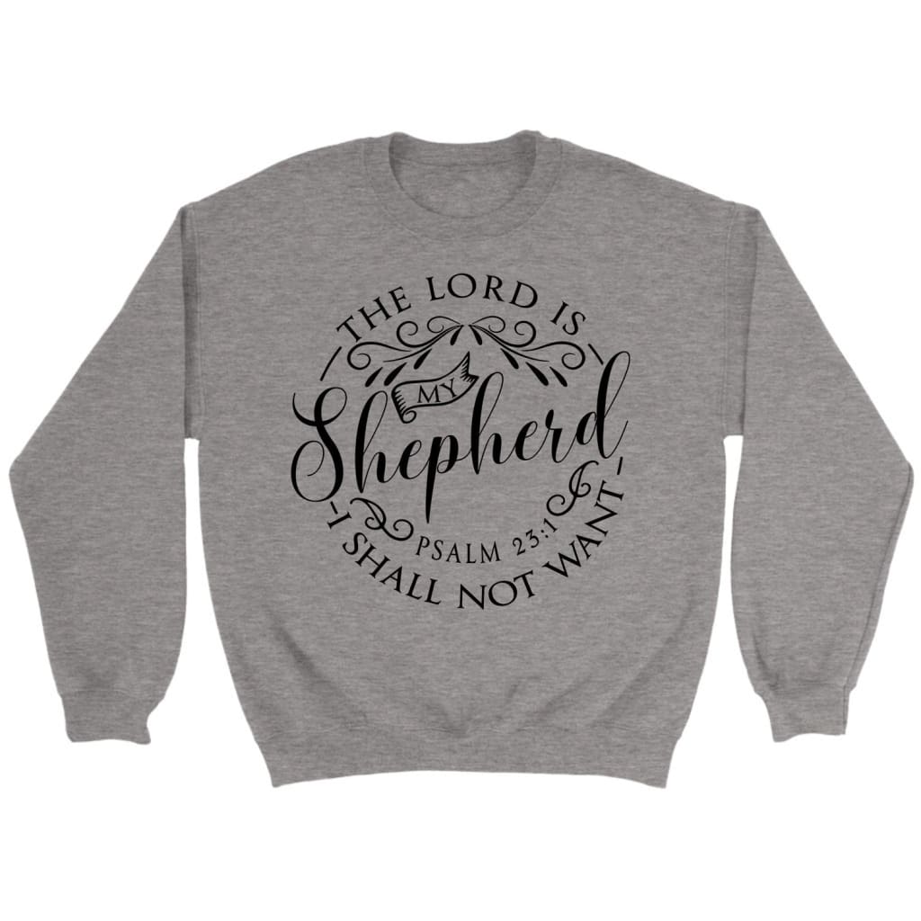 Bible Christian Scripture T Shirt - The Lord Is My Shepherd Bible Christian Scripture T Shirt - The Lord Is My Shepherd