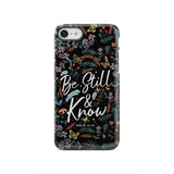 Psalm 46:10 Be still and know Wildflowers butterflies Christian phone case iPhone SE 2020 / Tough