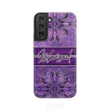 (Purple) Blessed phone case - Christian Samsung Galaxy S22 Plus / Tough