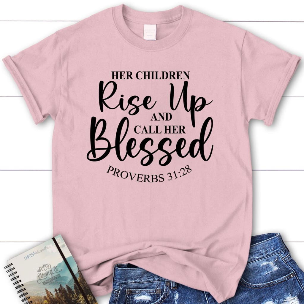 Cherished Girl Womens T-Shirt Many Blessings