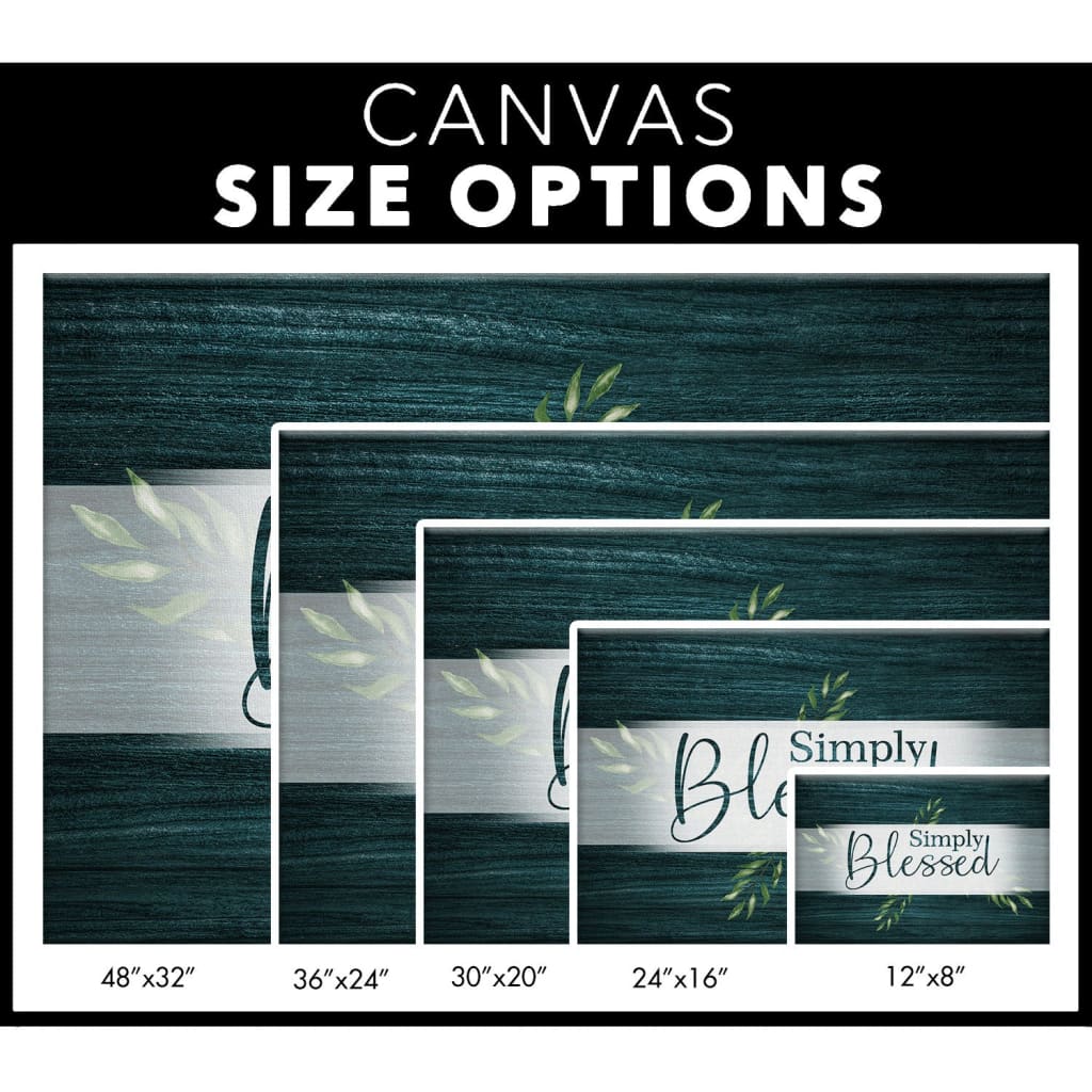 Canvas size options.