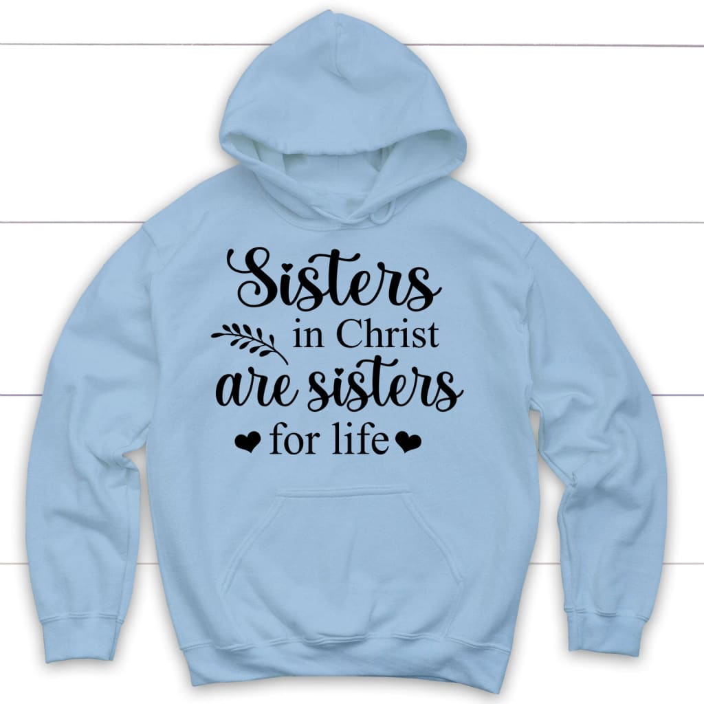 Light blue sisters store hoodie