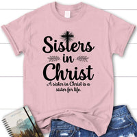 Sisters in Christ are Sisters for Life T-shirt, Christian T-shirt ...