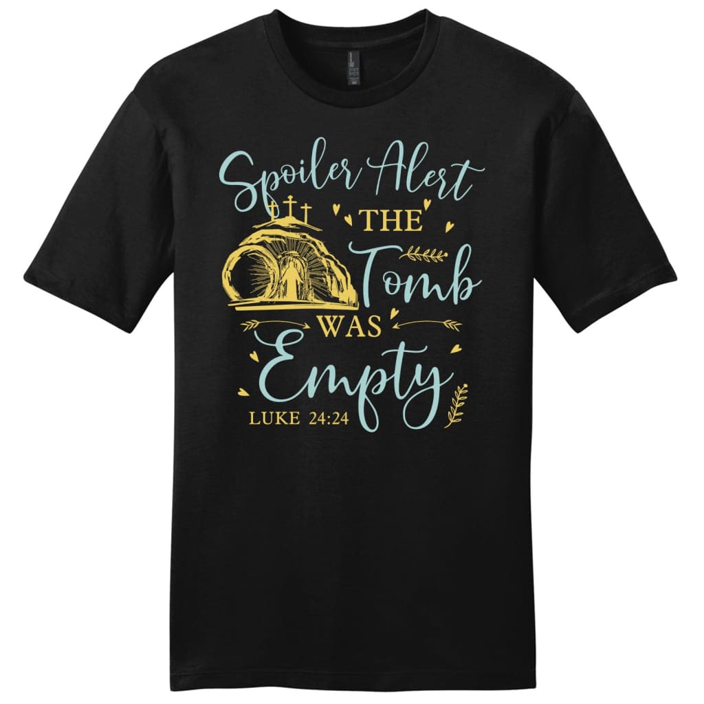 Christian Easter Gifts, Spoiler Alert The Tomb Was Empty Men’s T-shirt Black / S
