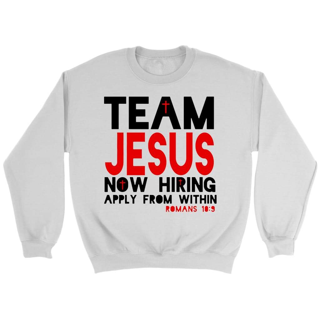 Team Jesus Christian sweatshirt | Jesus sweatshirt White / S