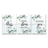 Bible verse Numbers 6:24-26 wall art, "The Lord Bless You and Keep You," 3-panel canvas, faith-inspired decor.