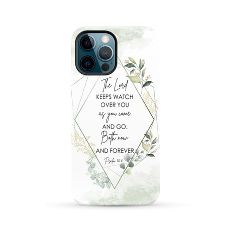 The Lord keeps watch over you as come and go phone case | Bible verse cases iPhone 12 Pro Max / Tough