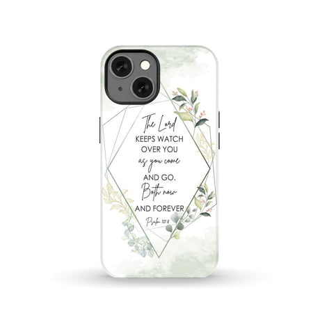 The Lord keeps watch over you as come and go phone case | Bible verse cases iPhone 13 / Tough