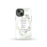 The Lord keeps watch over you as come and go phone case | Bible verse cases iPhone 13 Mini / Tough