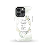The Lord keeps watch over you as come and go phone case | Bible verse cases iPhone 13 Pro / Tough