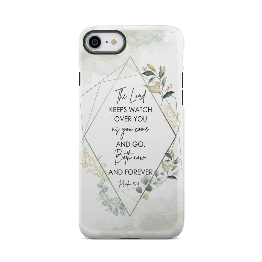 The Lord keeps watch over you as come and go phone case | Bible verse cases iPhone 7 / Tough