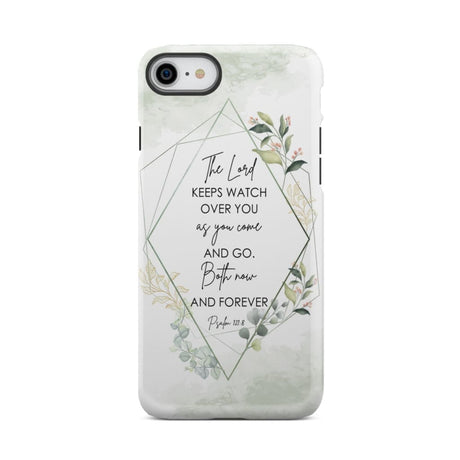 The Lord keeps watch over you as come and go phone case | Bible verse cases iPhone 7 / Tough