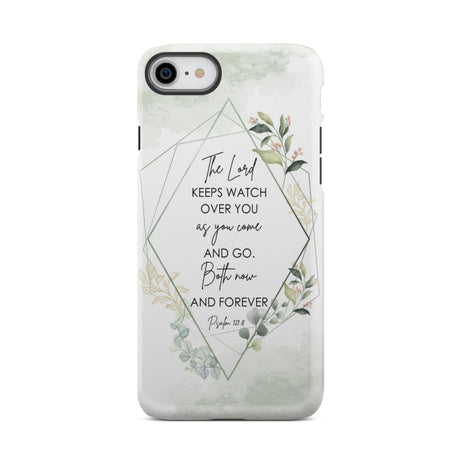 The Lord keeps watch over you as come and go phone case | Bible verse cases iPhone 8 / Tough