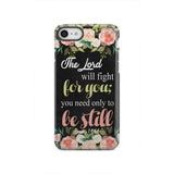 The Lord will fight for you Exodus 14:14 phone case | Christian cases iPhone SE 2020 / Tough