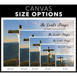 The Lord’s prayer canvas size options