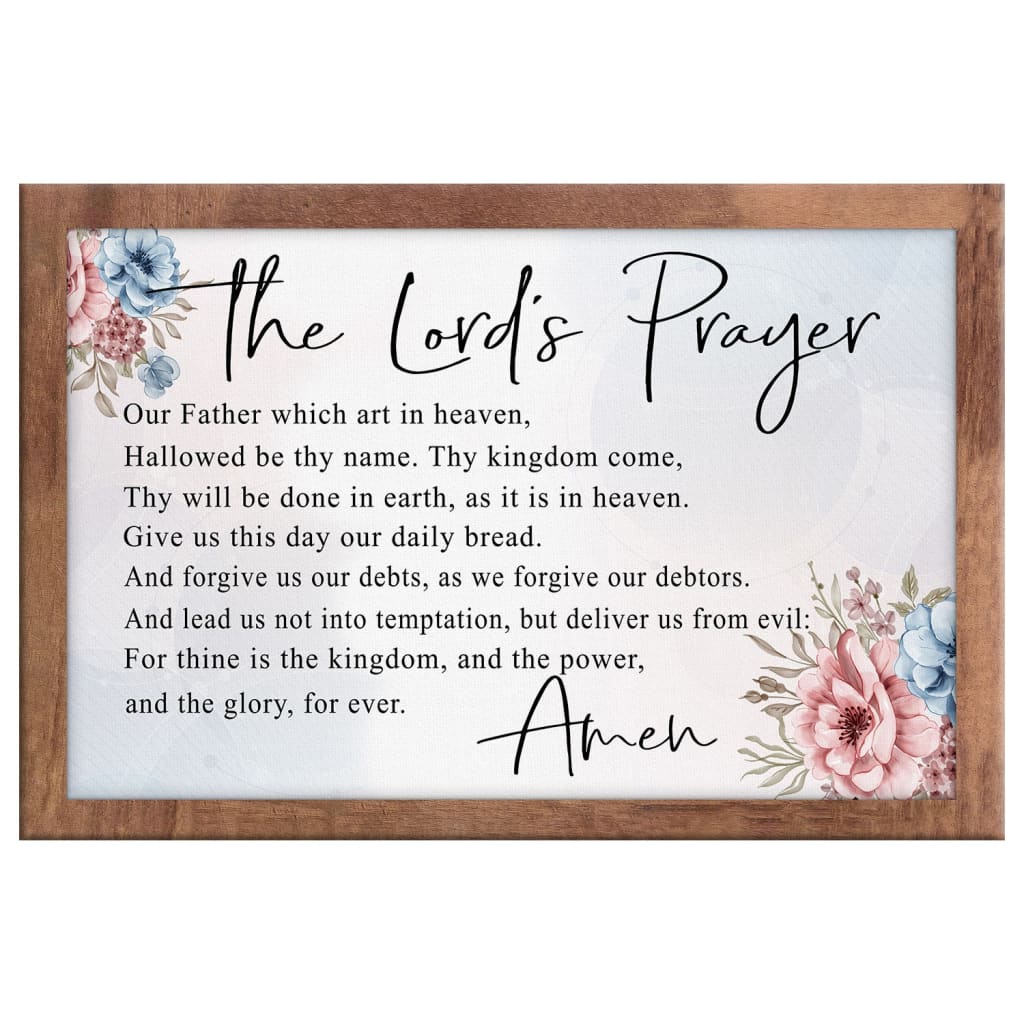 the-lord-s-prayer-canvas-wall-art-bible-verse-wall-art-decor-christ-follower-life for Free Printable King James Version Printable The Lord S Prayer The Lord's Prayer Canvas Wall Art, Bible Verse Wall Art Decor - Christ Follower Life for Free Printable King James Version Printable The Lord S Prayer