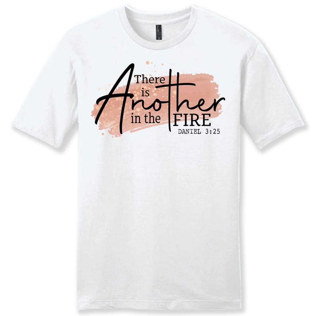 There is another in the fire Daniel 3:25 men’s Christian t-shirt White / S