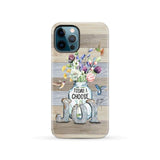 Today I choose joy hummingbird floral phone case iPhone 12 Pro / Tough