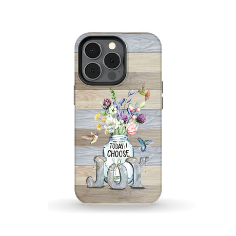 Today I choose joy hummingbird floral phone case iPhone 13 Pro / Tough