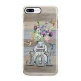 Today I choose joy hummingbird floral phone case iPhone 7 Plus / Tough