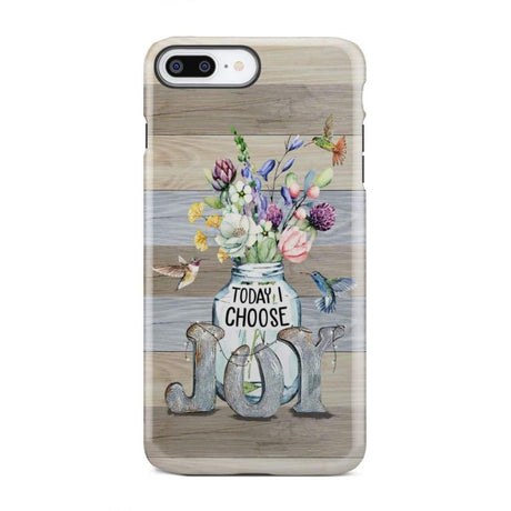 Today I choose joy hummingbird floral phone case iPhone 7 Plus / Tough